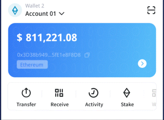 这个锁链的钱银价imToken钱